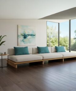 Ahşap Bahçe Teras Yatak Koltuk