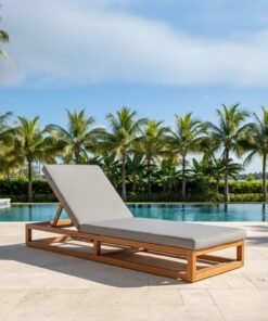 Ahşap Şezlong Prizma