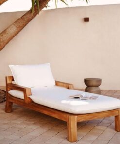 AHŞAP ŞEZLONG KOLÇAKLI MİNDERLİ